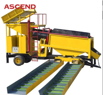 Gold Processing Plant  100-200 Tph Gold Washing Plant Include Trommel Screen And Sluice Box