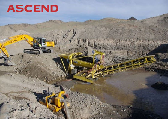 Gold Processing Plant  100-200 Tph Gold Washing Plant Include Trommel Screen And Sluice Box